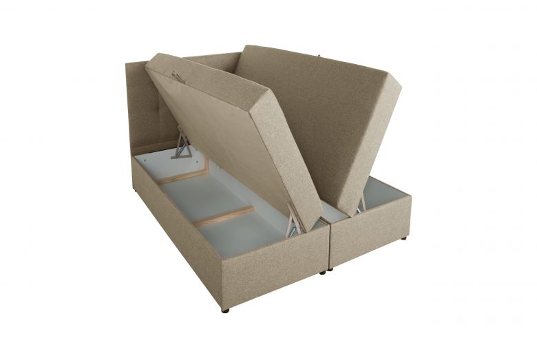 Boxspring bed 140x200 - Amore (With storage box)