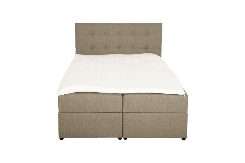 Boxspring bed 140x200 - Amore (With storage box)