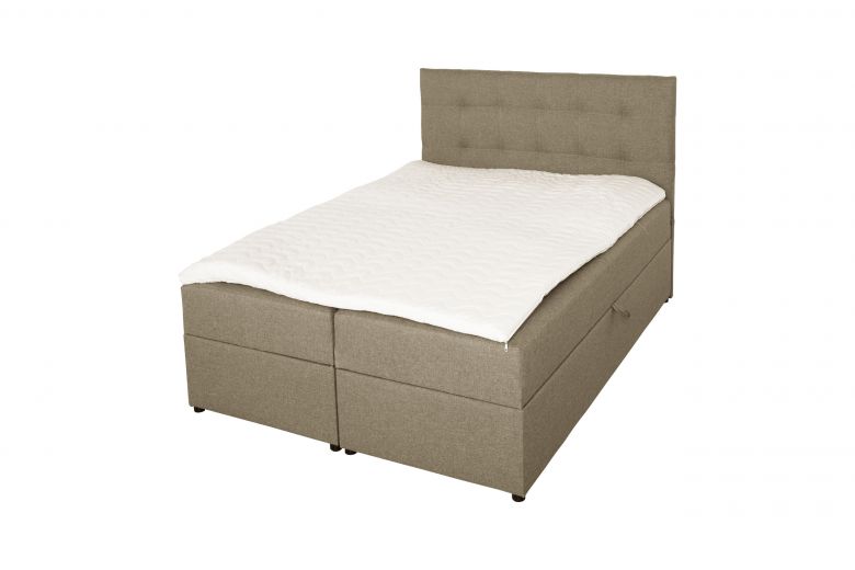 Boxspring bed 140x200 - Amore (With storage box)