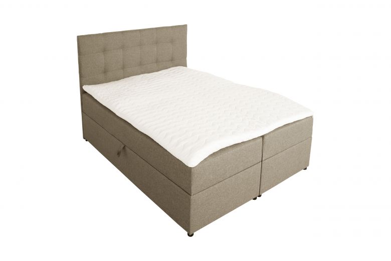 Boxspring bed 140x200 - Amore (With storage box)
