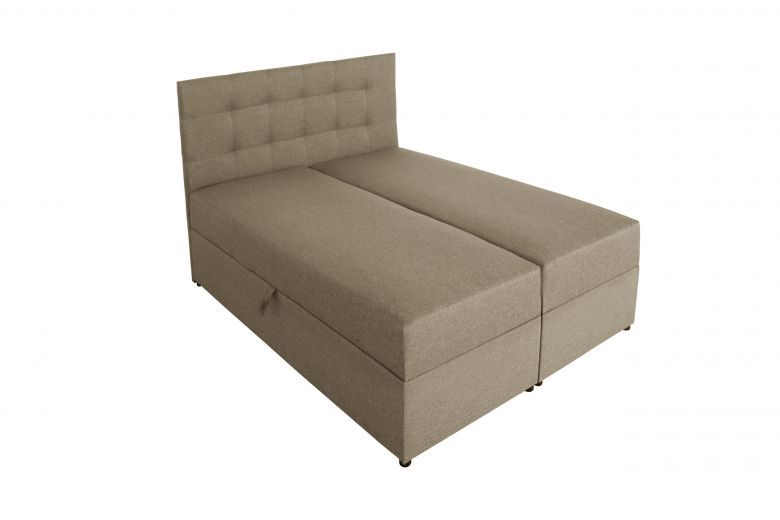 Boxspring bed 140x200 - Amore (With storage box)