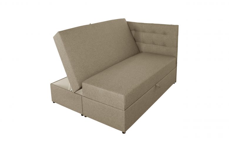 Boxspring bed 140x200 - Amore (With storage box)