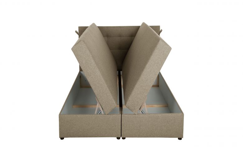 Boxspring bed 140x200 - Amore (With storage box)