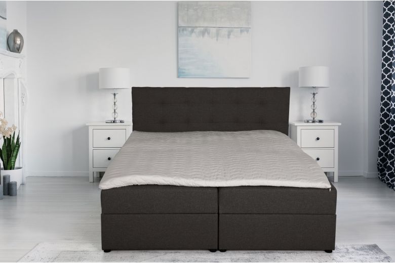 Boxspring bed 160x200 - Amore (With storage box)