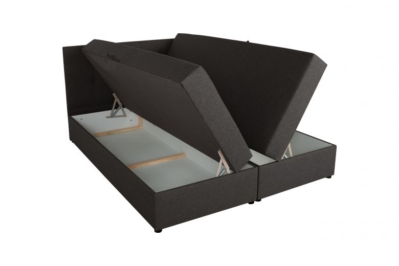 Boxspring bed 160x200 - Amore (With storage box)