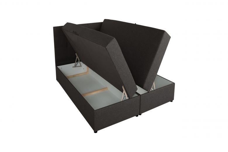 Boxspring bed 160x200 - Amore (With storage box)
