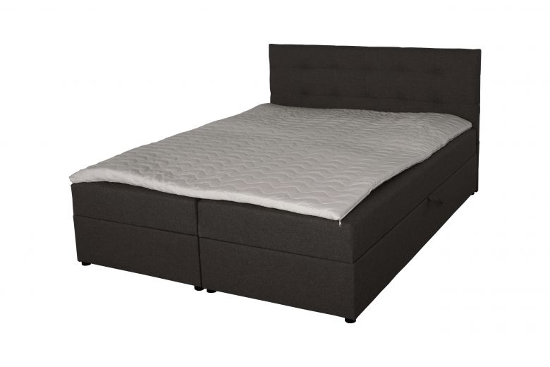 Boxspring bed 160x200 - Amore (With storage box)