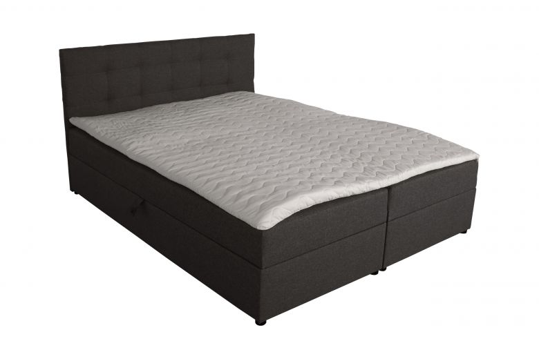 Boxspring bed 160x200 - Amore (With storage box)