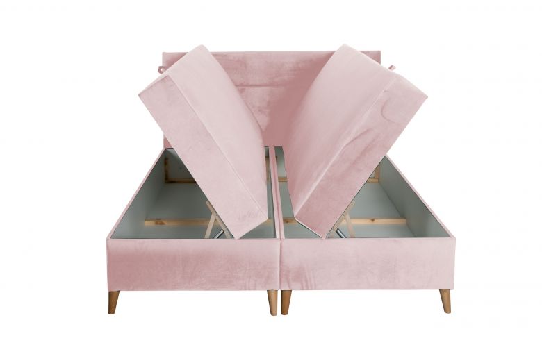 Boxspring bed 180x200 - Santa (With storage box)