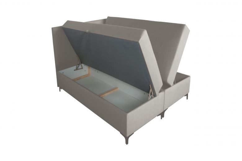 Boxspring bed 140x200 - Sigma (With storage box)