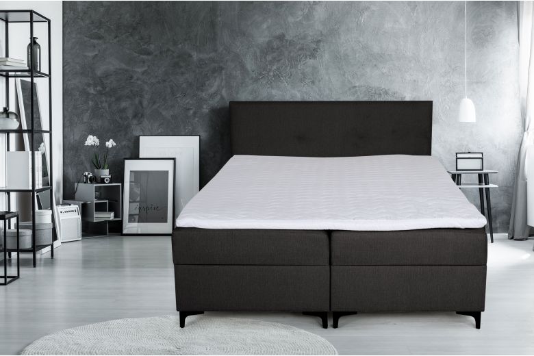 Boxspring bed 160x200 - Sigma (With storage box)