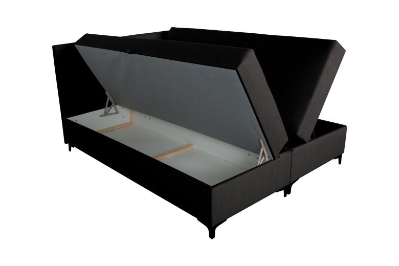 Boxspring bed 160x200 - Sigma (With storage box)