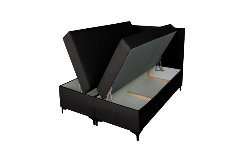 Boxspring bed 160x200 - Sigma (With storage box)