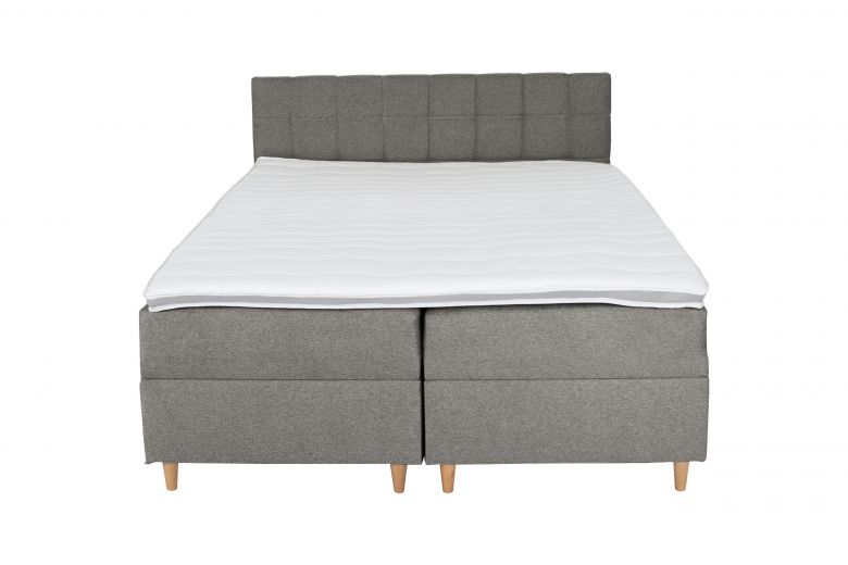 Boxspring bed 160x200 - Ibiza (Pull-out with storage box)
