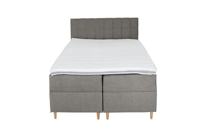 Boxspring bed 160x200 - Ibiza (Pull-out with storage box)