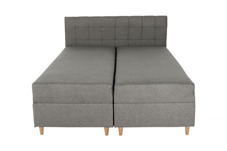 Boxspring bed 160x200 - Ibiza (Pull-out with storage box)