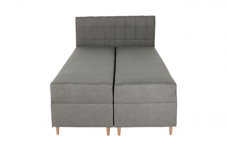 Boxspring bed 160x200 - Ibiza (Pull-out with storage box)