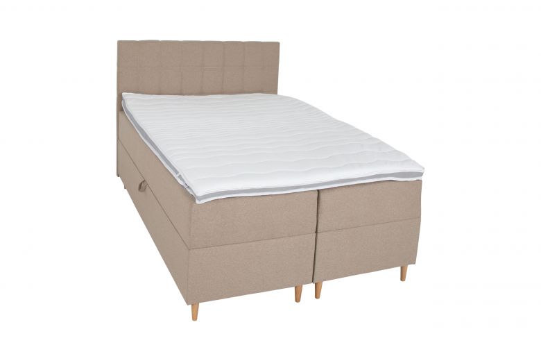 Boxspring bed 140x200 - Ibiza (With storage box)