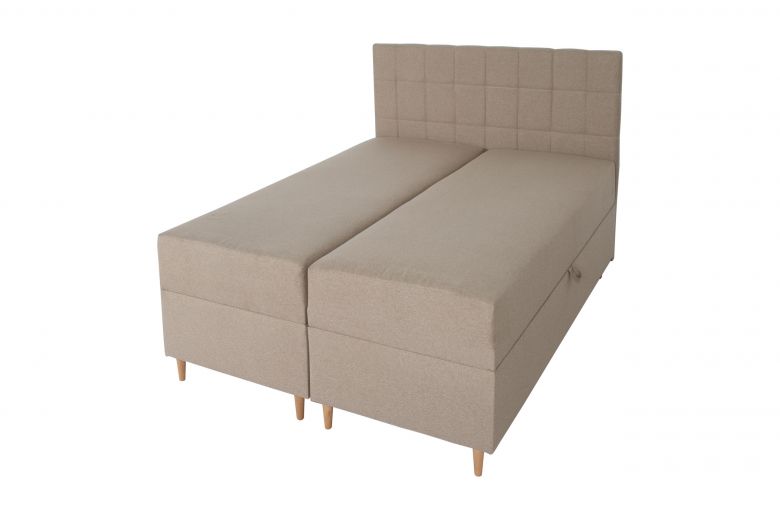 Boxspring bed 140x200 - Ibiza (With storage box)