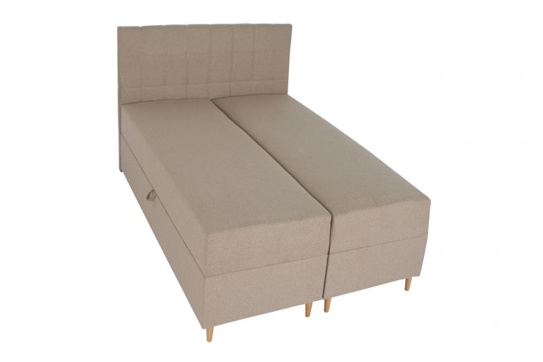 Boxspring bed 140x200 - Ibiza (With storage box)