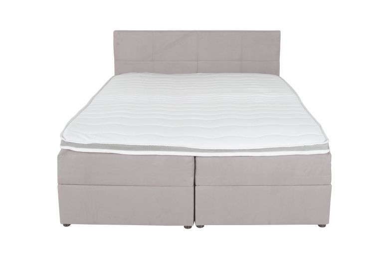 Boxspring bed 160x200 - Lena (Pull-out with storage box)