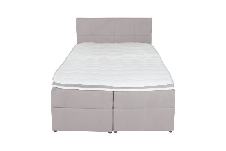 Boxspring bed 160x200 - Lena (Pull-out with storage box)