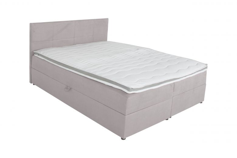 Boxspring bed 160x200 - Lena (Pull-out with storage box)