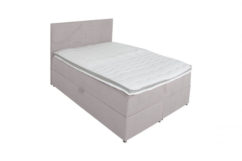 Boxspring bed 160x200 - Lena (Pull-out with storage box)