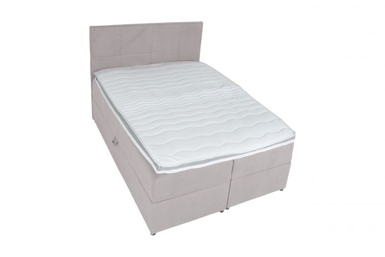 Boxspring bed 160x200 - Lena (Pull-out with storage box)