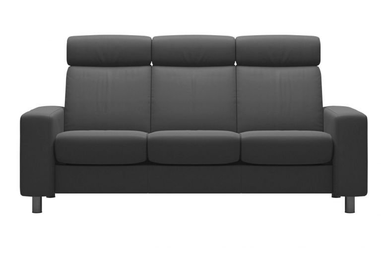 Leather 3 seat sofa - Arion