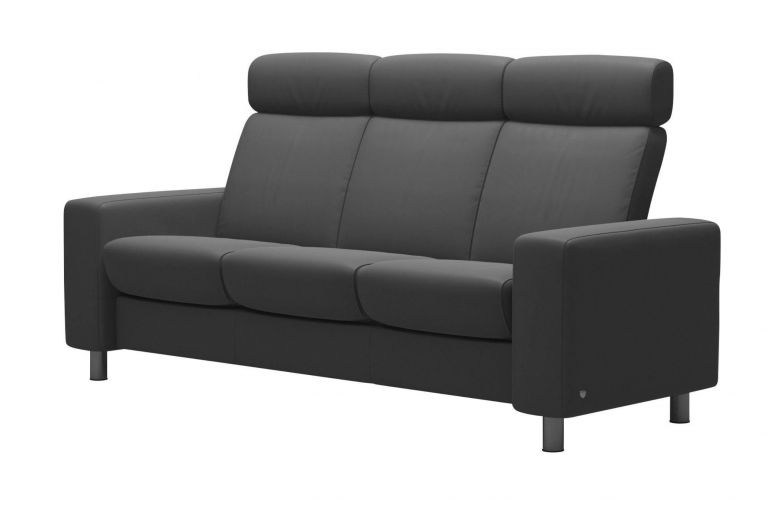 Leather 3 seat sofa - Arion