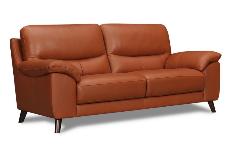 Leather 3 seat sofa - Dodge