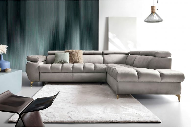 Corner sofa XL - Lugano (Pull-out with storage box)