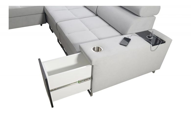 Corner sofa - Morena III (Pull-out with storage box)