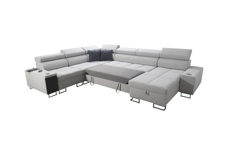 U shape sofa - Morena VIII (Pull-out with storage box)