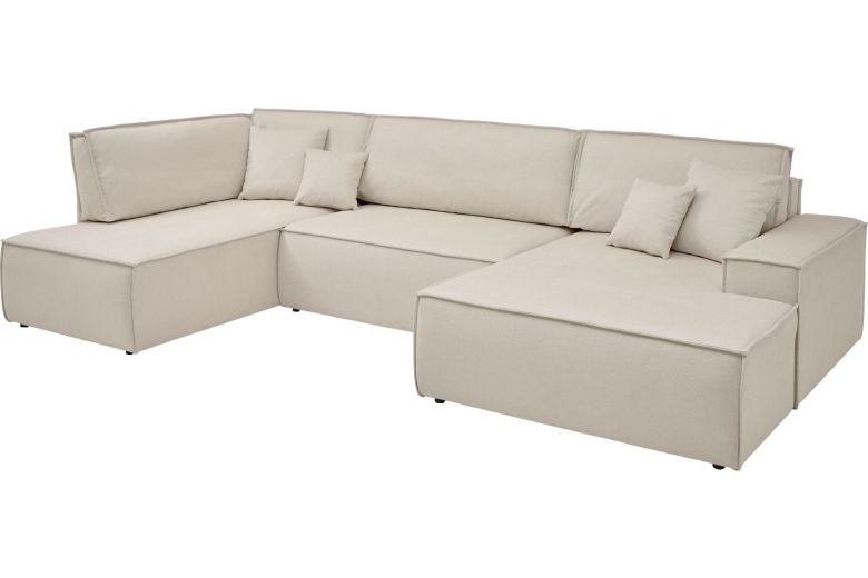 U shape sofa - Sherwood (Pull-out with storage box)