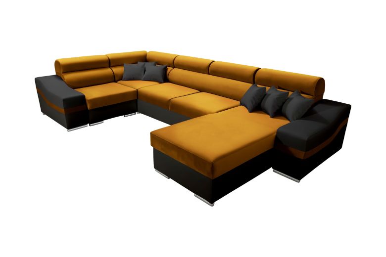 U shape sofa - Barcelona (Pull-out with storage box)