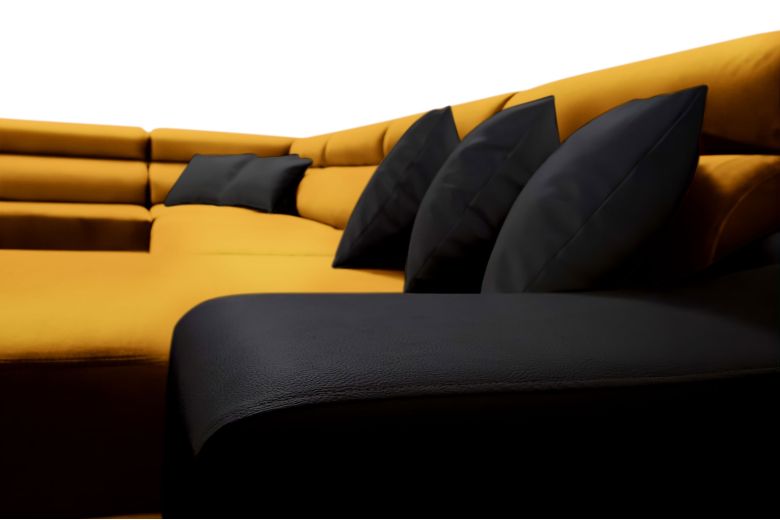 U shape sofa - Barcelona (Pull-out with storage box)