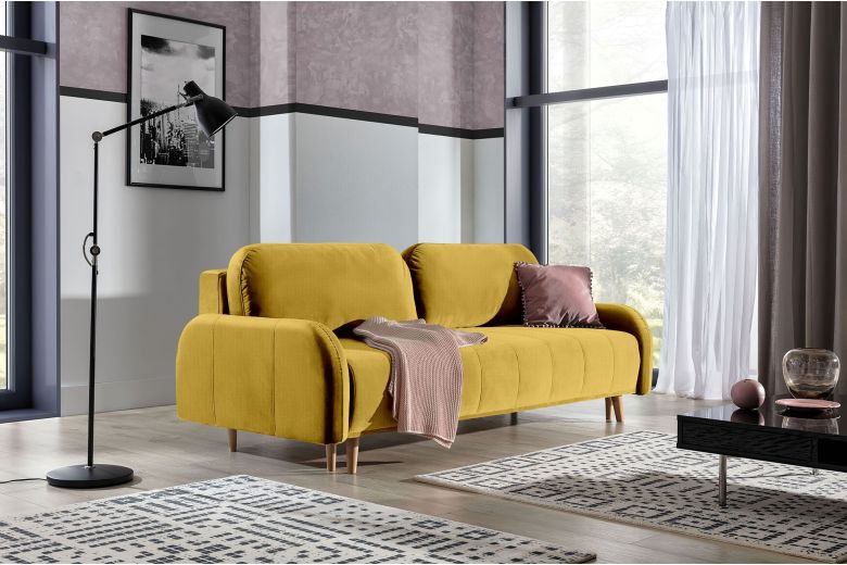 3 seat sofa - Domi (Pull-out with storage box)