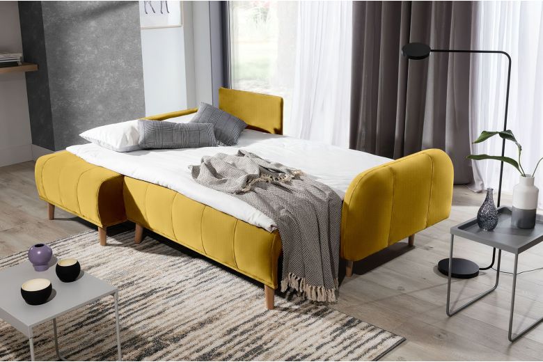 Corner sofa - Domi (Pull-out with storage box)