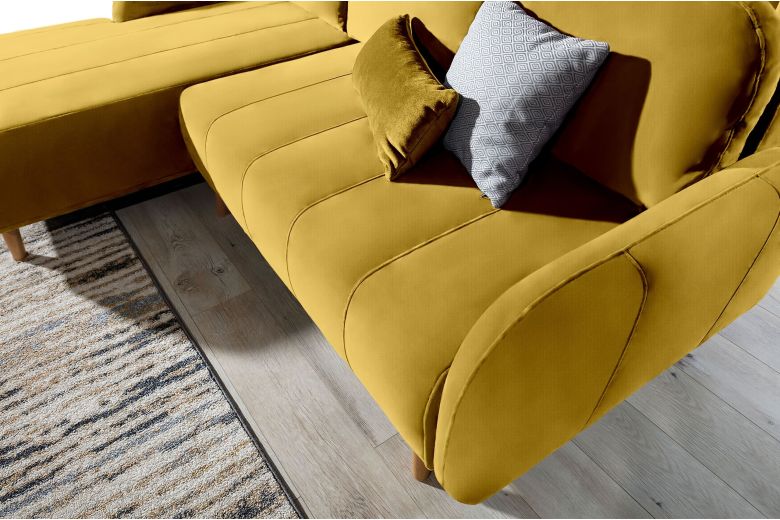 Corner sofa - Domi (Pull-out with storage box)