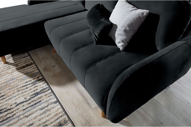 Corner sofa - Domi (Pull-out with storage box)