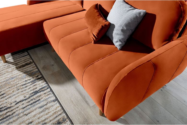 Corner sofa - Domi (Pull-out with storage box)
