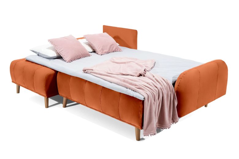 Corner sofa - Domi (Pull-out with storage box)