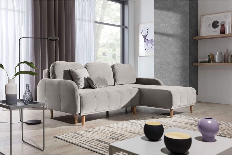 Corner sofa - Domi (Pull-out with storage box)
