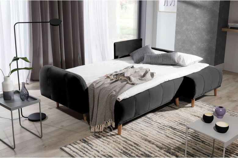 Corner sofa - Domi (Pull-out with storage box)