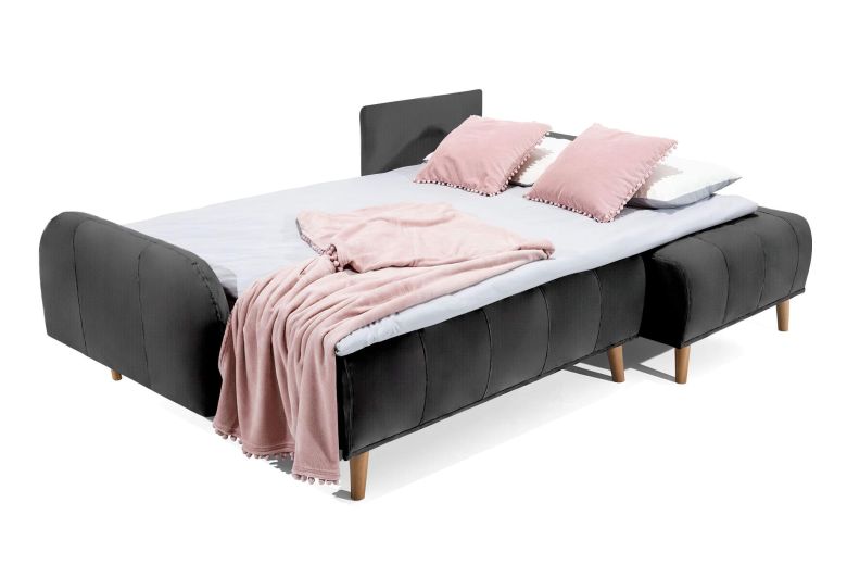 Corner sofa - Domi (Pull-out with storage box)