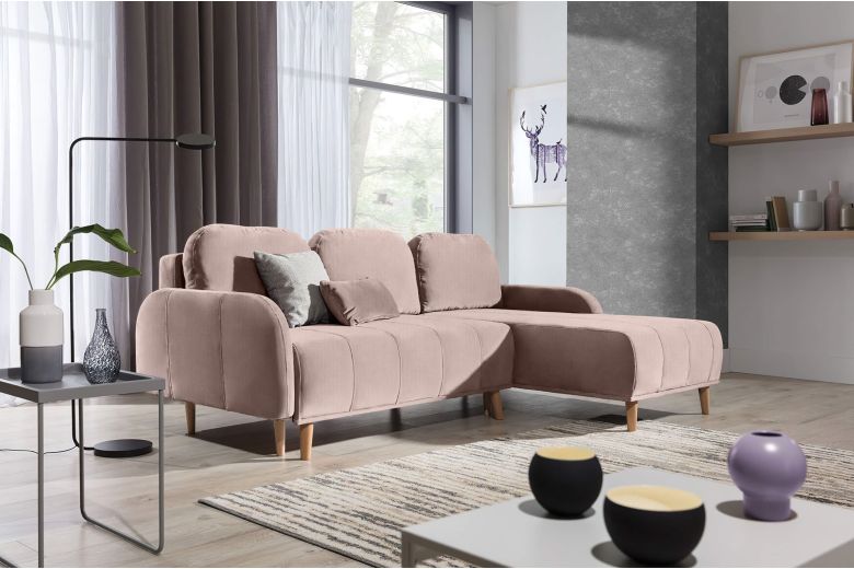 Corner sofa - Domi (Pull-out with storage box)
