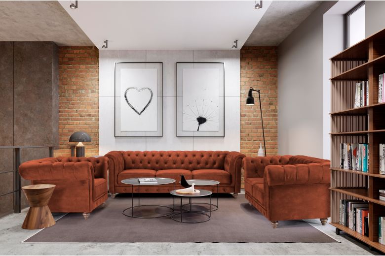 Furniture set 3+2+1 - Chester