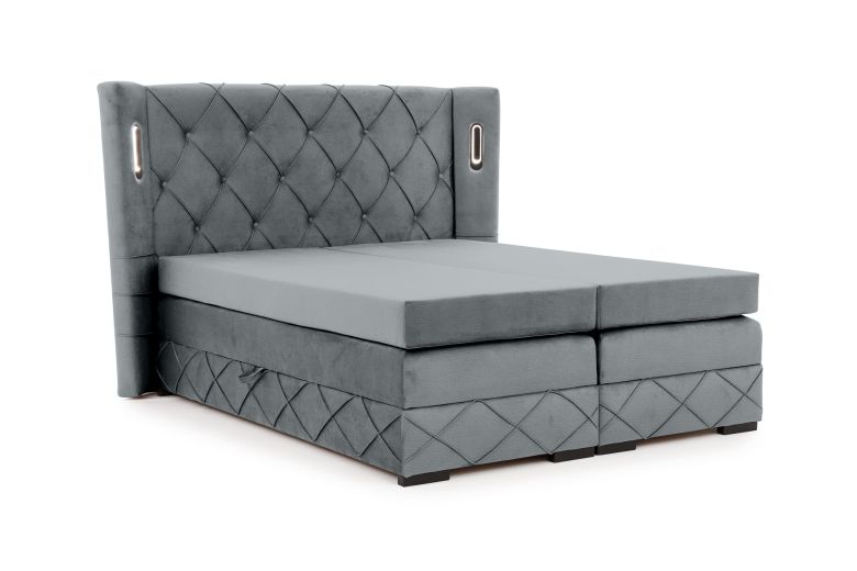 Boxspring bed - Focus Lux (With storage box)